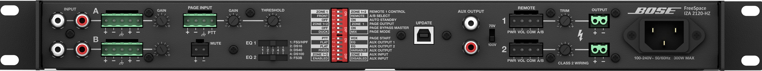 BOSE FreeSpace IZA 2120-HZ 商用功放