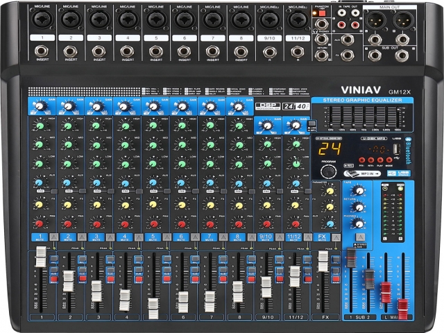 VINIAV GM12X 帶效果調音臺